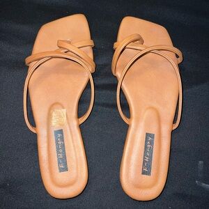 Tan Strappy Sandals